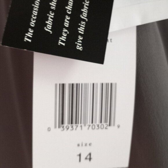 'JOSEPHINE CHAUS' Mid Gray Silk Pant Size 14 NWT - Picture 5 of 11